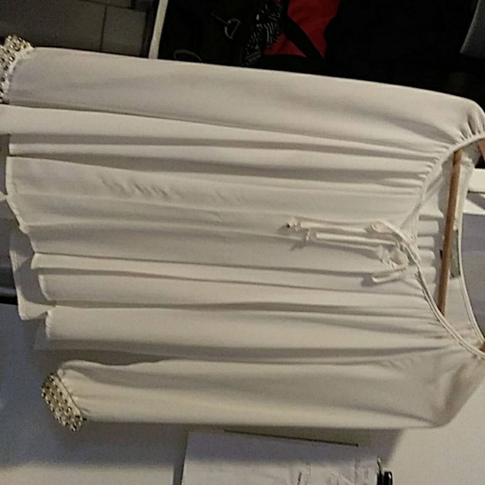 Beautiful White silk blouse